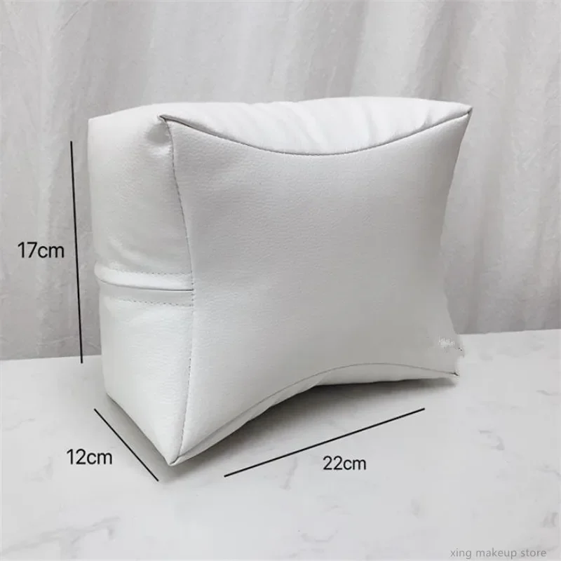 1Pc Pink White Soft PU Leather Nail Art Equipment Hand Rest Cushion Pillow Foot Hand Holder Dual Use Manicure Nail Tools 20#