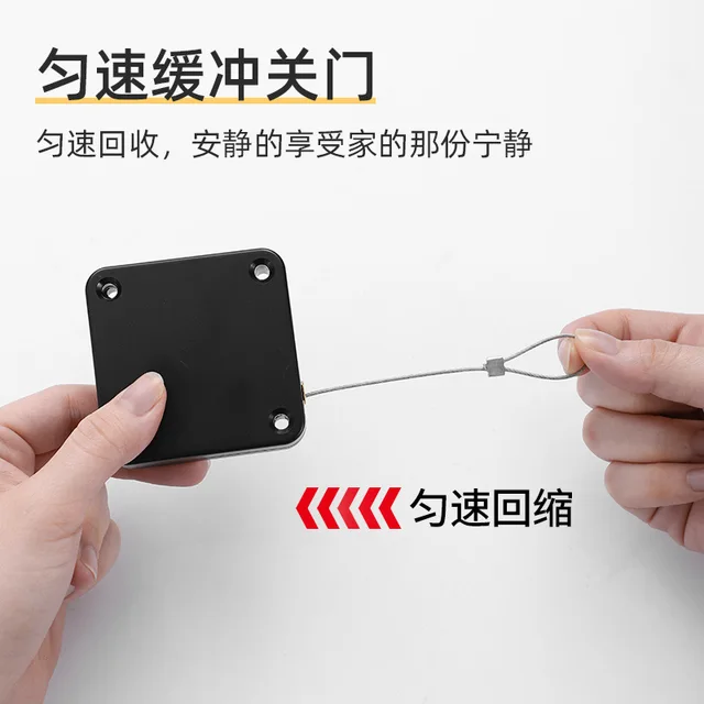 Lyukasztás Nélküli Ajtó Közelebbi Automatikus Visszahúzás Csendes Közelebb Egyszerű Nyújtóajtó - Image 3