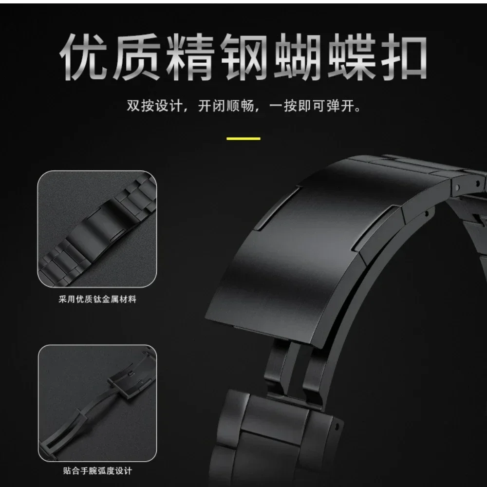 Premium Titanium Quick-Release Watch Strap (22mm/20mm)