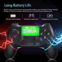 Wireless Bluetooth-Compatible Controller For NS/NS Lite/NS Oled Console Gamepad Android Phone PC Joystick Controle with 6-Axis 3