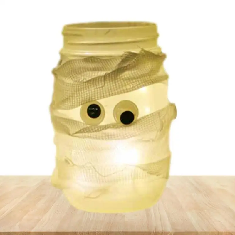 

Светильники на солнечной батарее Mason Jar, наружные водонепроницаемые сказочные светильники Mason Jar с высокой яркостью стеклянные светильники, прочные для Хэллоуина