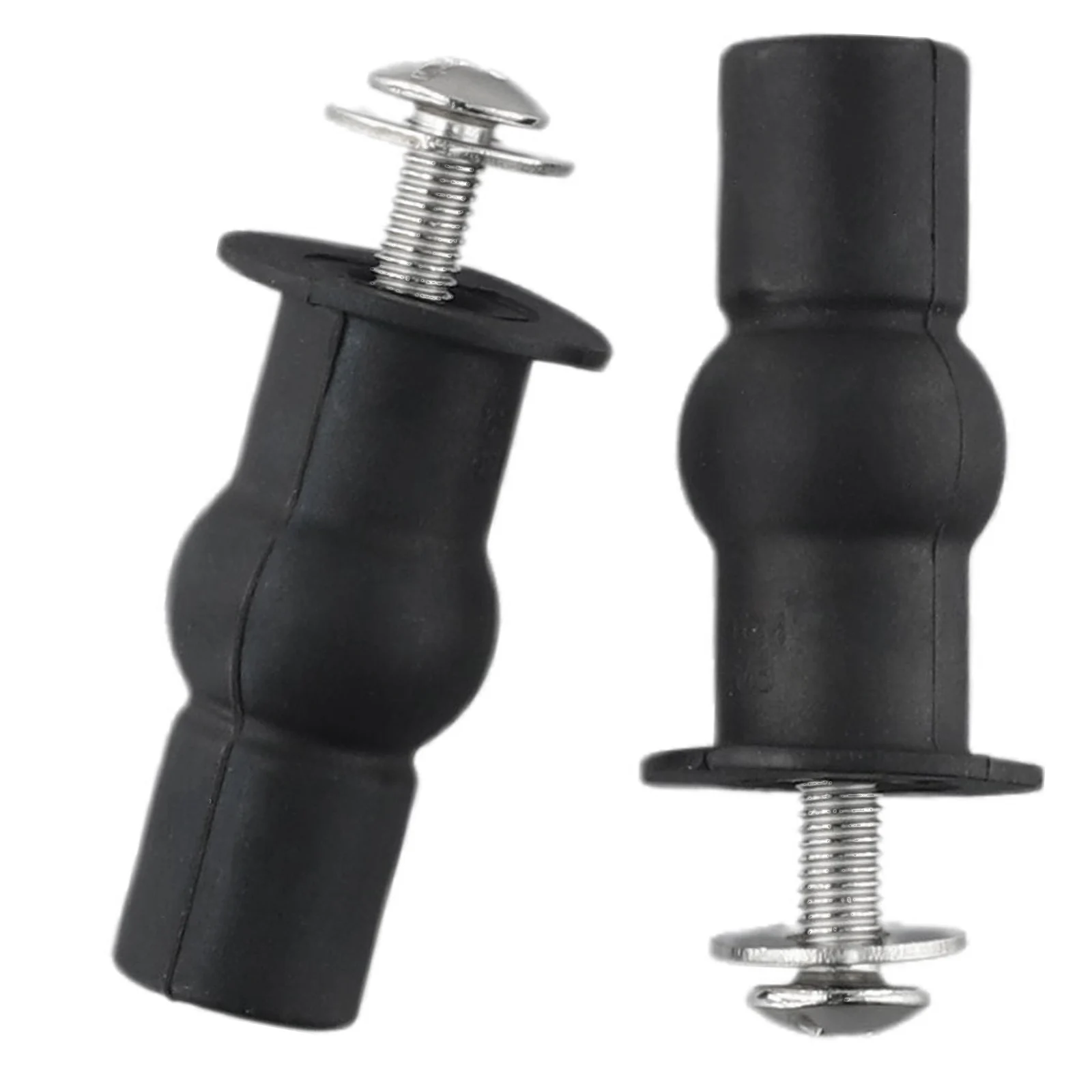 

2Pcs Expansion Screw Toilet Seat Top Fix Seat Hinge Hole Fixings Nut Screw Rubber Back To Wall Toilet Cover Accessories