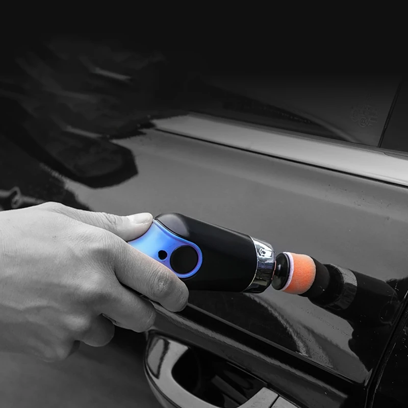 Mini Wireless Waxing Polishing Machine 60W 8500RPM Variable Speed Car Polisher Cleaning Polishing Waxing Scratch Repair Tool USB