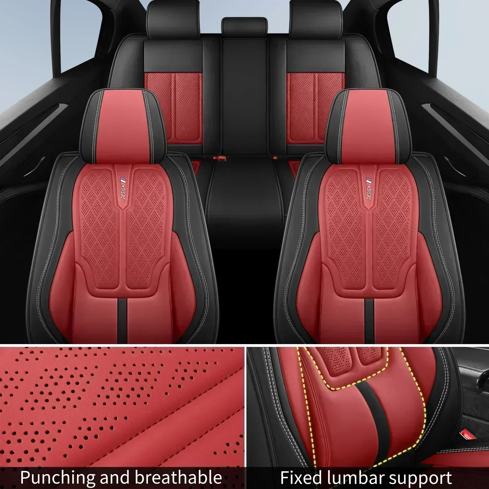 Universal PU Leather Seat Covers 3