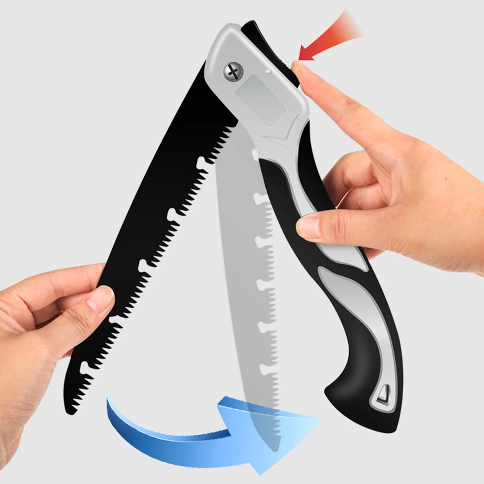 Woodworking Saw Household Tool Hand Saw Pruning Saw Folding Saw for Outdoors Bushcraft Hiking Garden Dry Wood Pruning Saw 3
