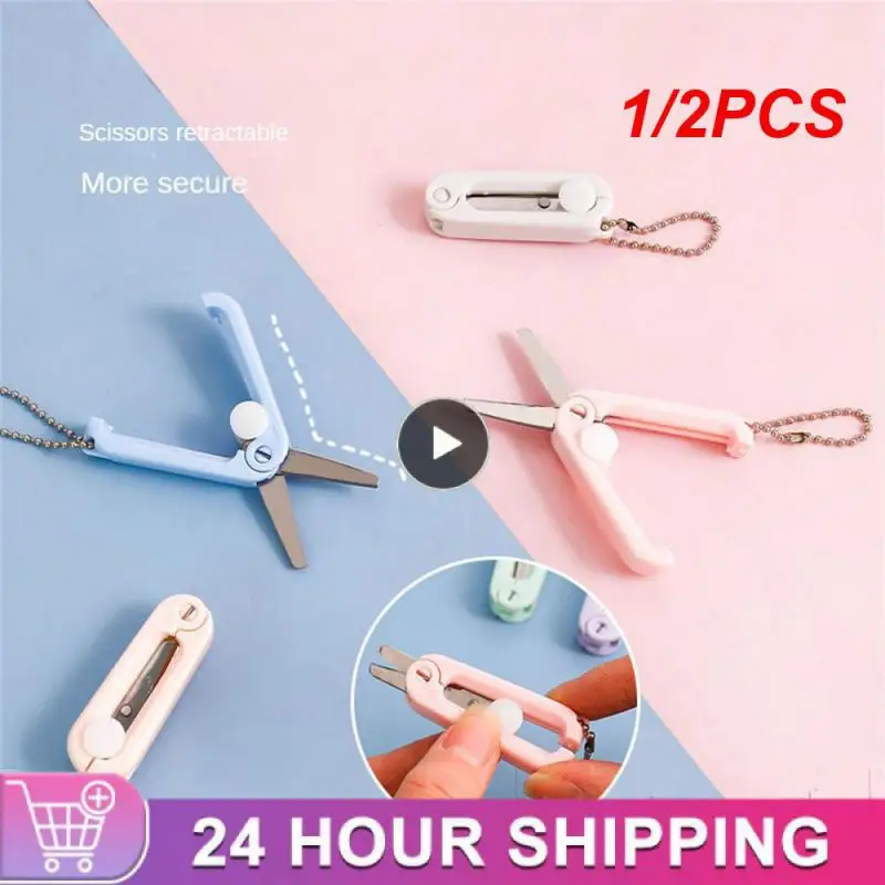 

1/2PCS In 1 Morandi Multifunction Utility Knife Paper Cutter Cutting Paper Scissors Ceramic Blade Pen Knife School Supplies