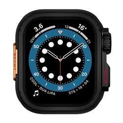 Premium Metal Bumper Case for Apple Watch - Durable Protective Frame Cover (Black)