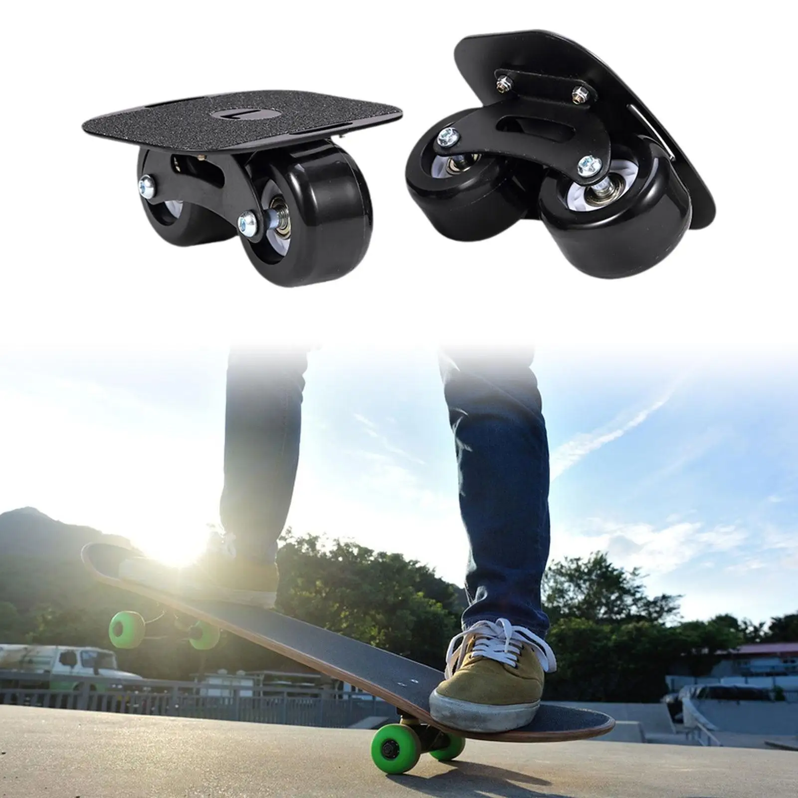 1 Pair Drift Skates Comfortable Split Skateboards for Outdoor Sliding Women 1 Pair Drift Skates Comfortable Split Skateboards for Outdoor Sliding Women