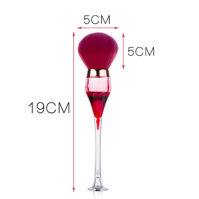 Red Wine Glass Makeup Brush  6