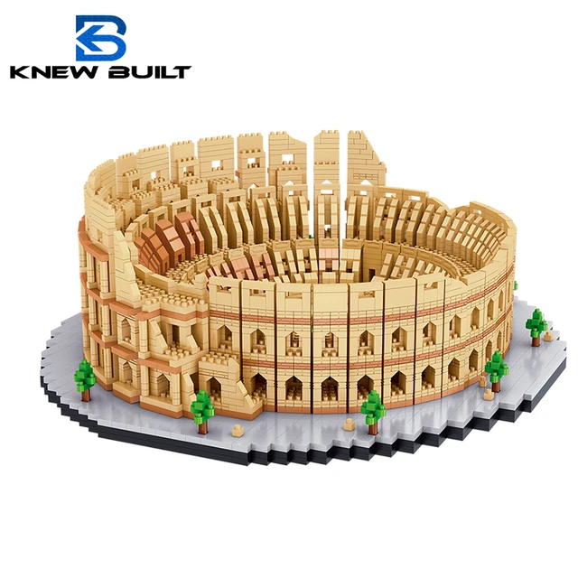 Mini blocs de construction d'architecture en micro briques, kits de tour  Eiffel, Big Ben, Rome