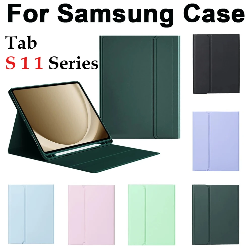 Premium PU Leather Tablet Case with Pencil Holder