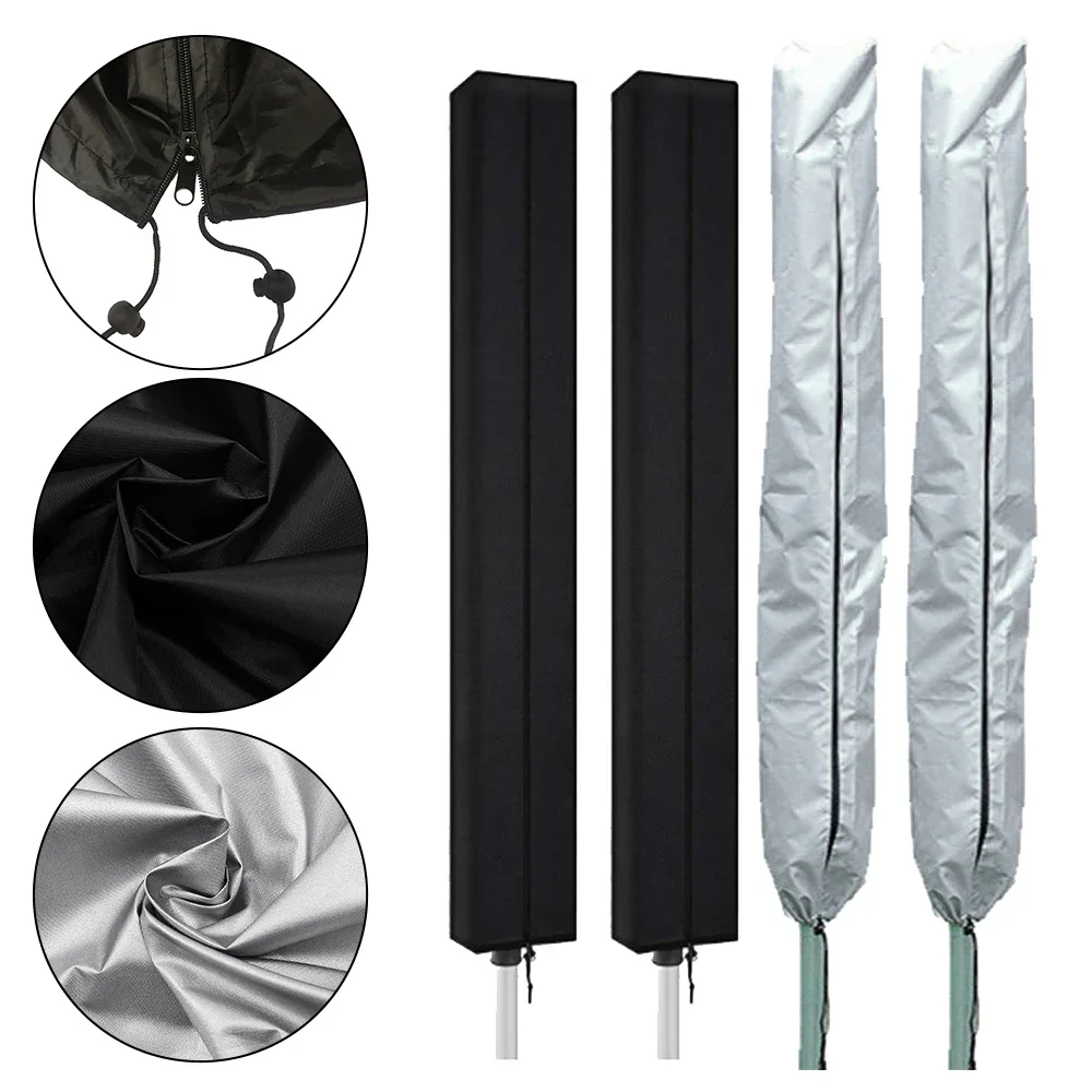 Clothes Drying Rack Cover Rotary Dryer Clothesline Waterproof Cover Adjustable Drawstring For Outdoor Camping Umbrella