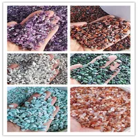 1000g Natural Stones Gravel Crystals Chip Quartz Ore Minerals Reiki Healing Tumbled Agates Specimen Home Aquarium Fish Tank Deco 1