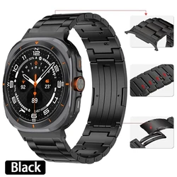 Premium Titanium Quick Release Strap for Smartwatches - Universal Fit (Black)