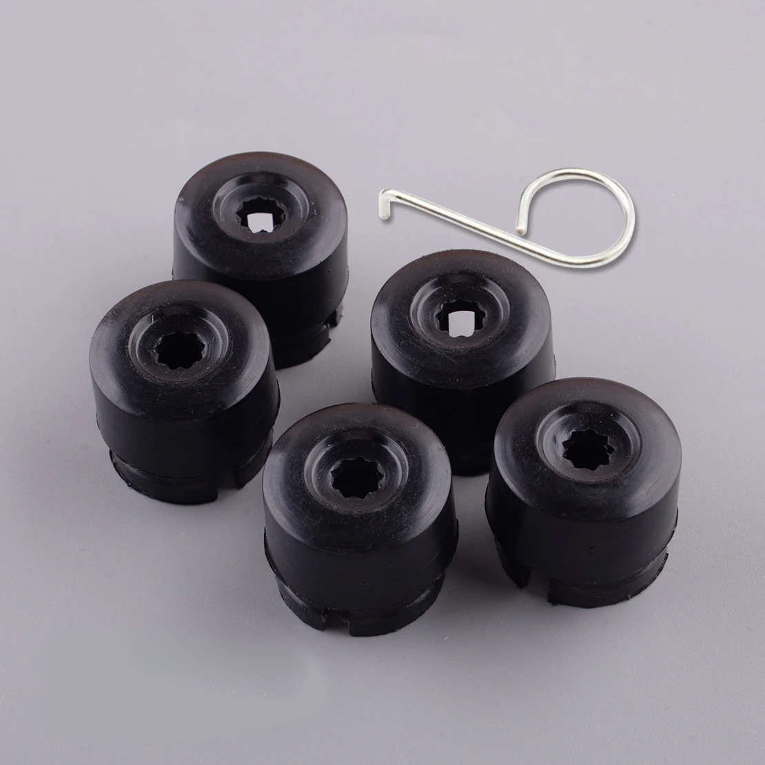 20Pcs/Set Wheel Lug Nut Bolt Caps Covers Fit For Vw Transporter Caravelle T5 T6 2003-2020 Waterproof Dustproof Rustproof Black