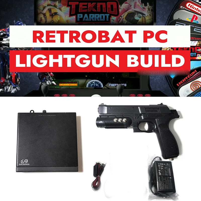 Batocera Retro Light Gun Box Mini Arcade Shotting Game PC PLUG And Play