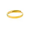 Bagues géométriques en acier inoxydable pour femmes, Texture minimaliste, couleur or, ouverture de Couple, bijoux esthétiques de mariage et de noël