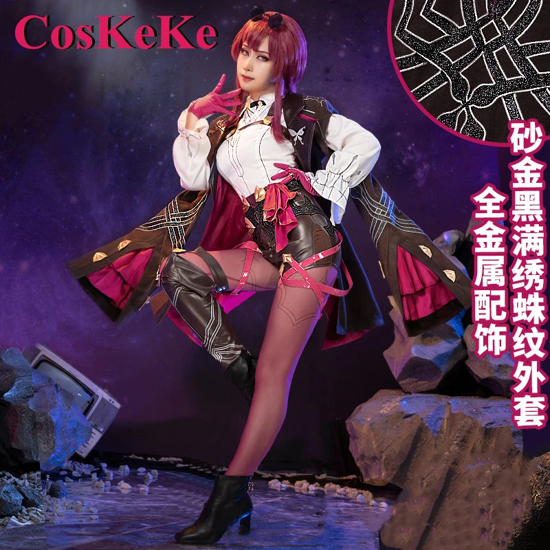 

CosKeKe Kafka Cosplay Anime Game Honkai: Star Rail Costume Elegant Gorgeous Battle Uniform Halloween Carnival Role Play Clothing