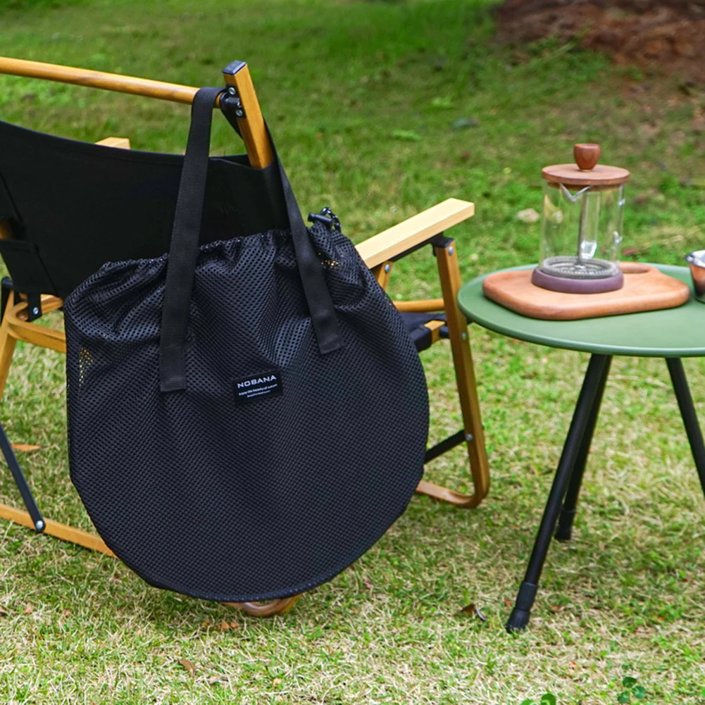 Convenient Grill Plate Carry Bag Drawstring Design Multi-functional Use Portable Practical Secure Storage Outdoor Activities