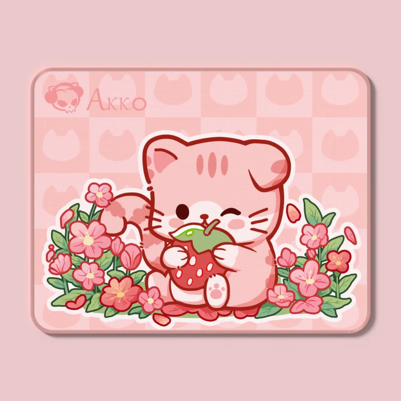 Mouse Pad Gaming Mousepad Akko Cute Cat / Capybara Theme Mouse Pad 36X28cm Cartoon ESports Game Keyboard Mice Pad Kawaii Anti-slip Locking Edge Desk