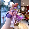 Kawaii crystal snowflake lollipop keychain cute candy creative girl pendant 3