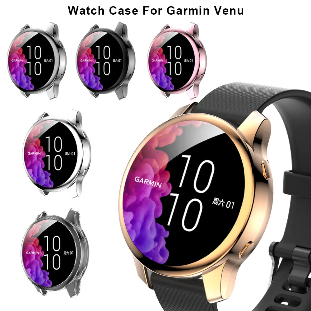 

Мягкий чехол из ТПУ для Garmin CAME 3, защитная крышка для экрана на весь экран для Garmin Venu3, Защитные чехлы для бампера с защитой от царапин