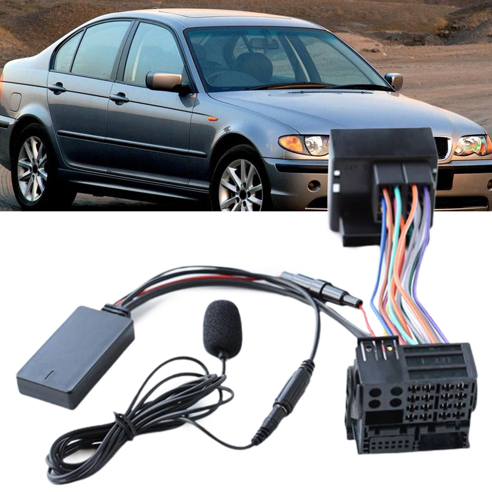 

Кабель-адаптер, аудиокабель, аудиокабель-адаптер AUX IN для BMW E46 3 серии, совместим с радио, высокое качество
