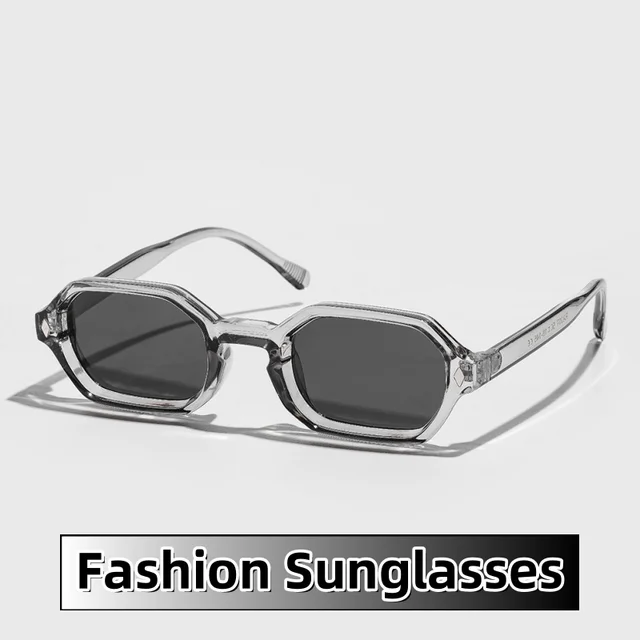 Lunettes de soleil à petite monture carrée, exquises, à la mode, robustes et durables, pour réunions de fête, plage, voyage, résistantes aux UV400 1
