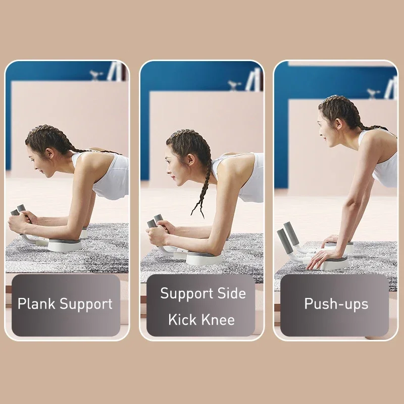 Push Up Bar Multifunctional Flat Support Trainer Push Up Bar Aids Fitness Equipment Home Push-up Training Plate Bracket With Storage Bag
