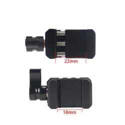 Enhanced Quick Release NATO Rail Clamp with Mounting Holes (18 - 22mm Clamp)
