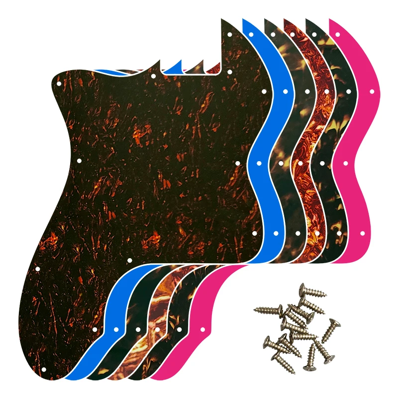 

XinYue Custom Guitar Parts For Left Hand DIY US Fender Classic 72 Thinline Tele Guitar Pickguard Blank Scratch Plate Replacement
