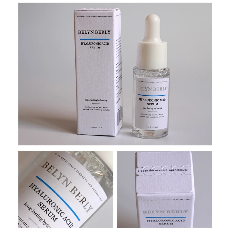 BELYN BERLY Face Serum 3Pcs/Lot Hyaluronic Acid + Vitamin C + 24k Gold Serum Moisturizing Spot White Facial Serum 6