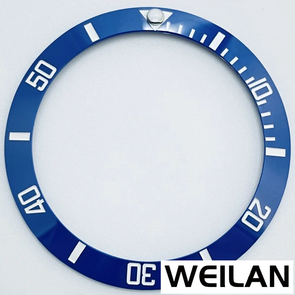 Ceramic & Aluminum GMT Diver-Style Bezel Insert for 40mm Cases - Premium Diving Accessory