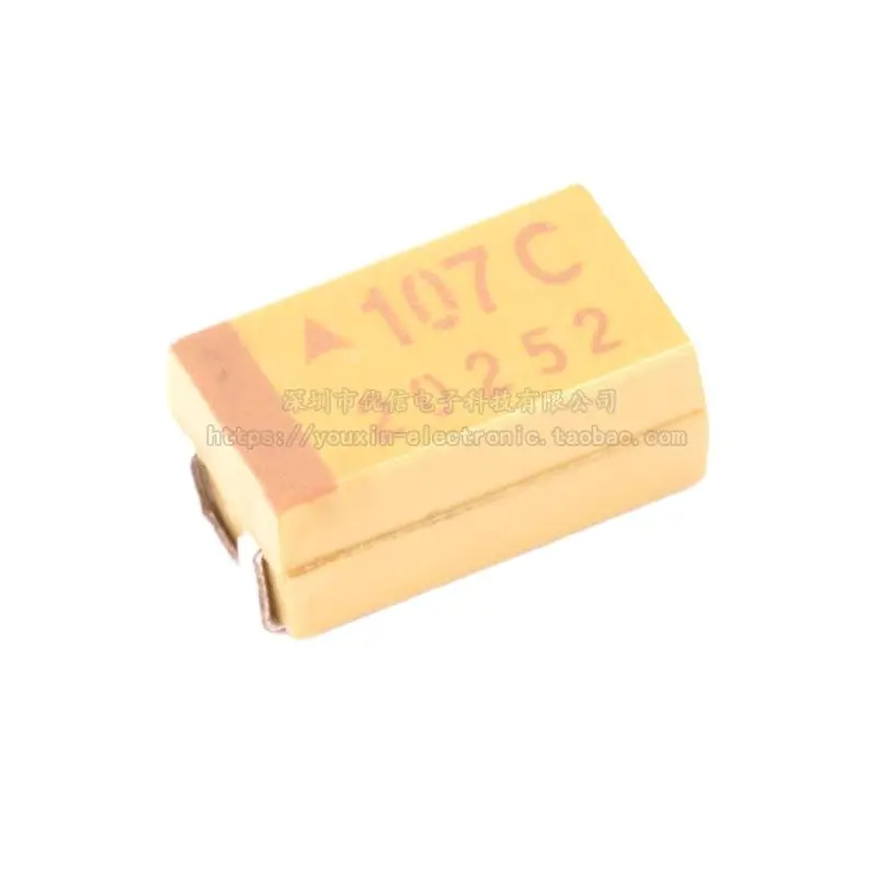 

10 шт./оригинальный подлинный патч танталовый конденсатор 6032C 16V 100UF ± 10% TAJC107K016RNJ