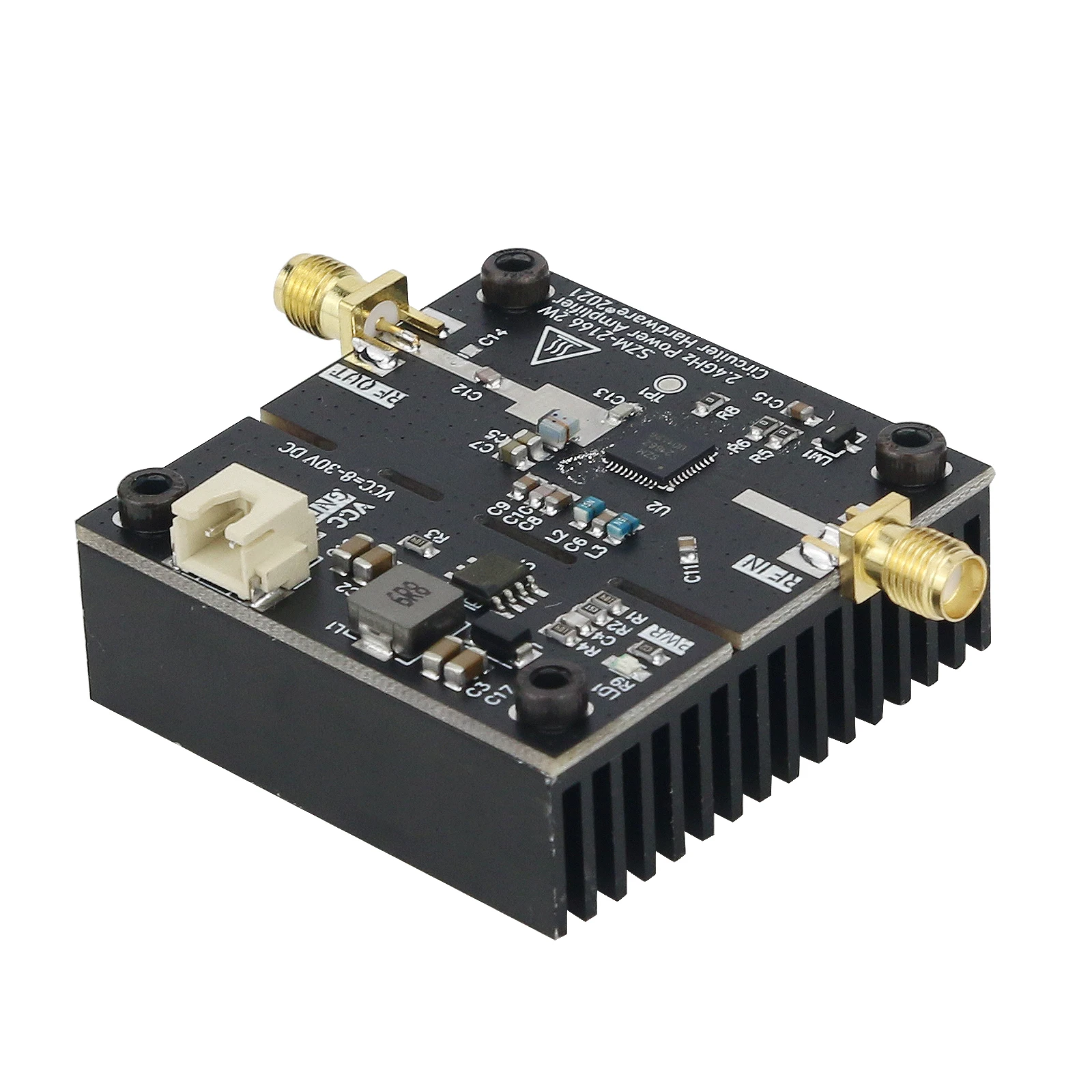 SZM2166 RF Power Amplifier 2.4GHz 33dBm 8-23V Voltage for Signal Amplification 