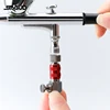 SAGUD Airbrush Quick Disconnect Accessories 1/8 Quick Realse Fitting  Adapter with 4 Extra Quick Connector Hose Air Brush Parts 5