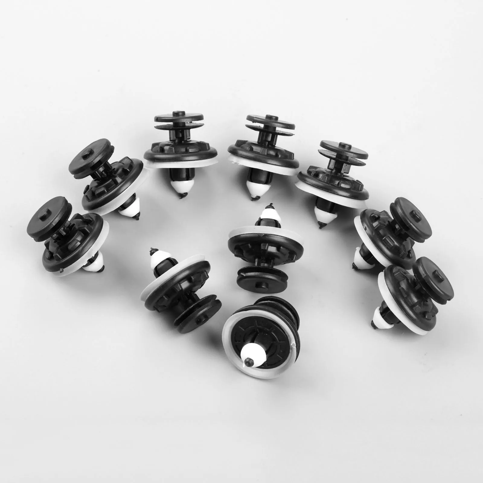 10Pc Interior Door Trim Panel Card Clips 6Q0868243 Car Plastic
