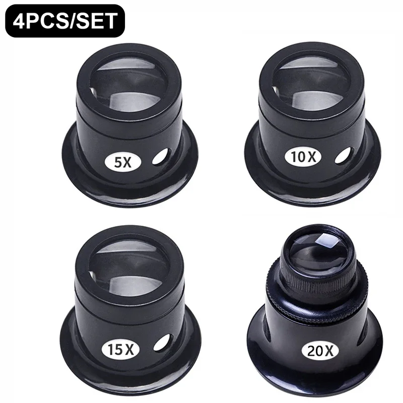 Opticron Lente D'Ingrandimento LED 15x Con Diametro 21 Mm – Per Lettura E Ispezione Di Dettagli