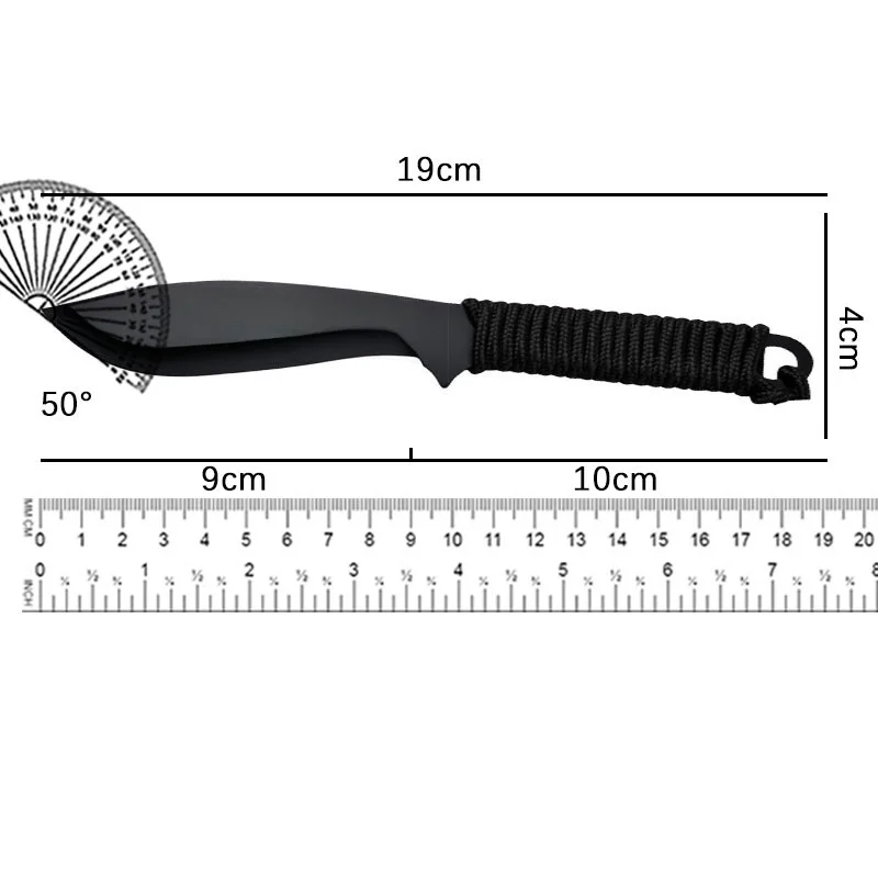 Outdoor Camping Style Small Straight Knife Outdoor Knife Camping Style Portable Survival Small Knife Household Stainless Steel F 5