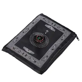 Portable Polyester Prayer Rug with Compass 1