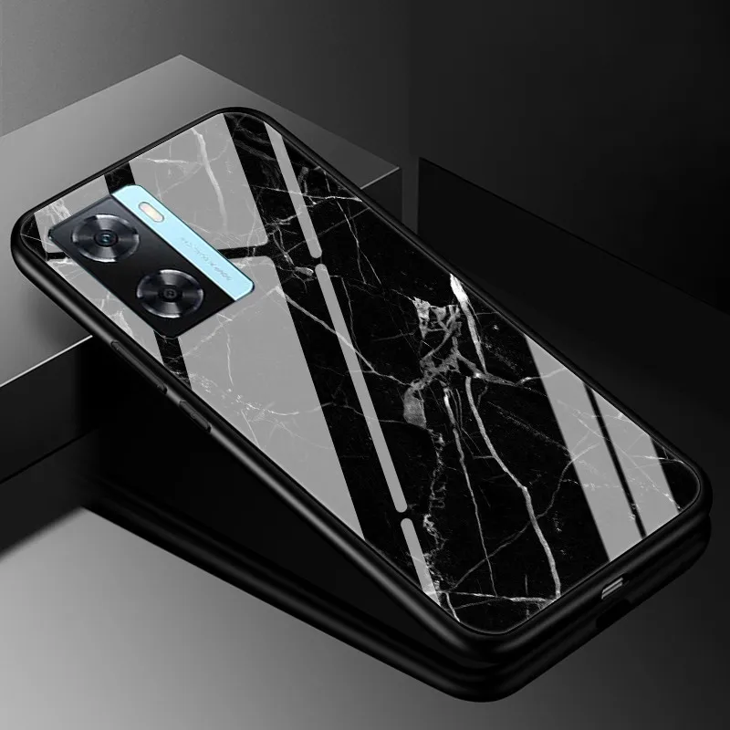 Premium Hard Back Bumper Case with Tempered Glass Cover - Sleek and Durable Protection