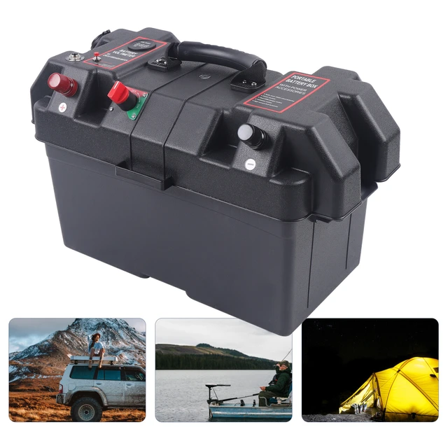 Battery Box Waterproof Heavy Duty RV Battery Box for Boat SUV ATV -  AliExpress