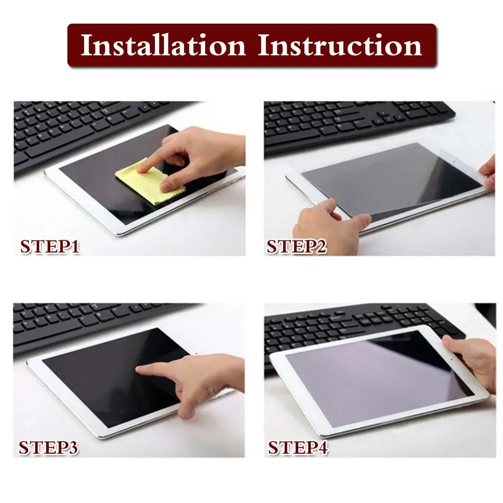 For Sony Xperia Z3 Tablet Compact 8.0" Tablet Ultra Clear Tempered Glass Screen Protector Anti Fingerprint Proective Film 5