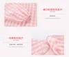 Summer baby Food Overalls Waterproof clothes bibs for boys girls Children's clothing No-Wash Apron  cotton plaid sleeveless bibs 2