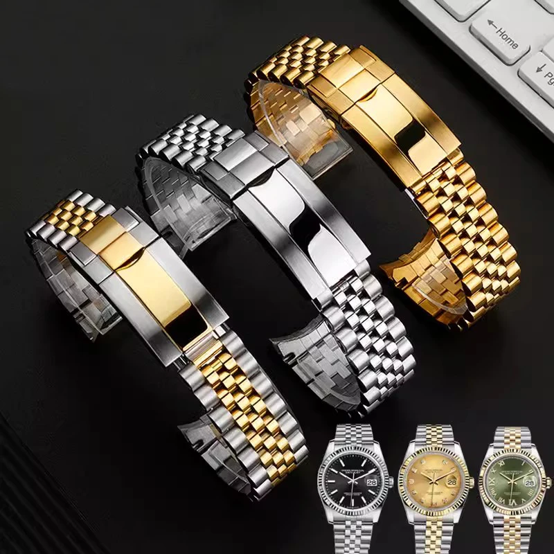 

Ремешок из нержавеющей стали для часов Rolex, 20 мм, 904