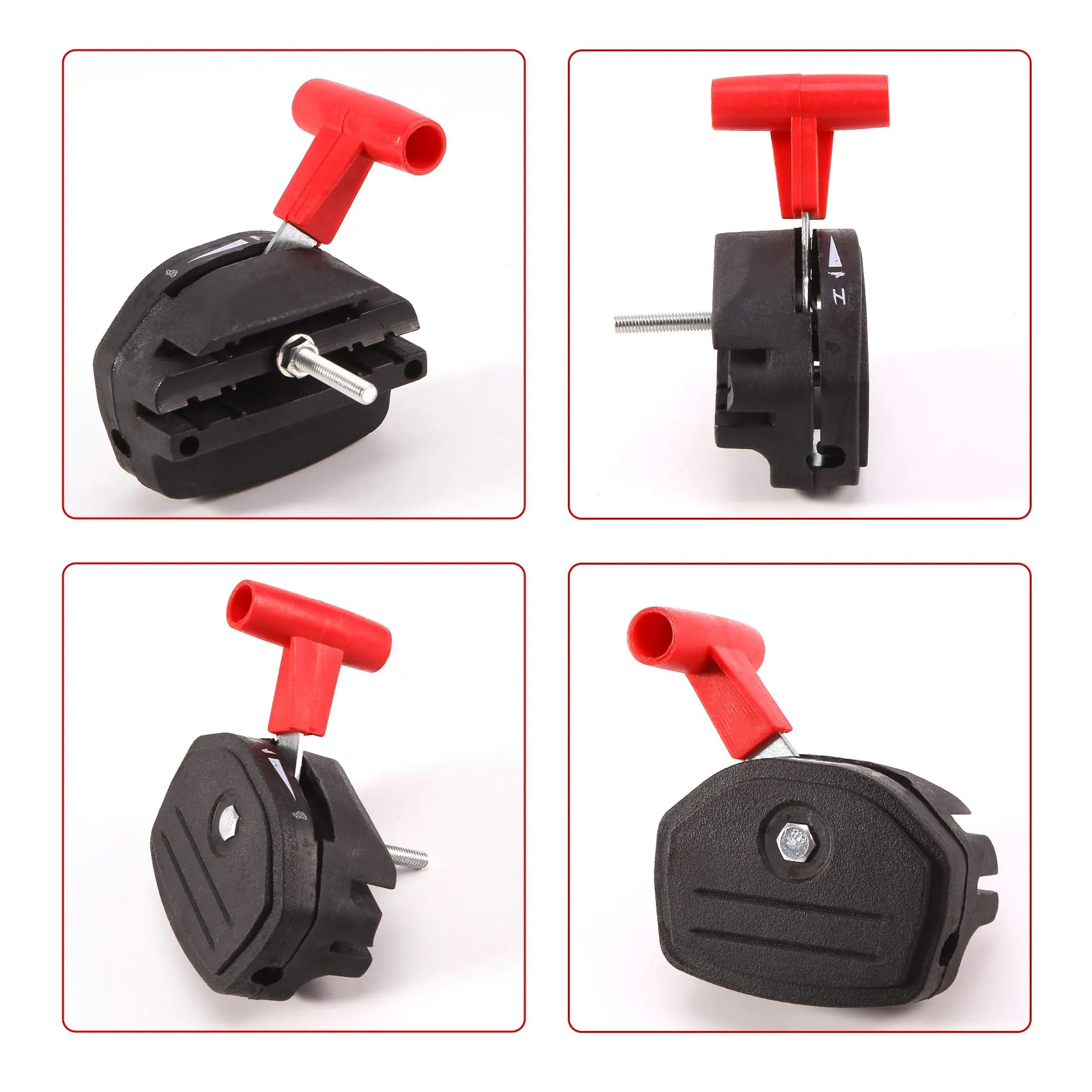 Universal Switch Lever Control Handle & 56 inch Throttle Cable Kit For Lawnmower Lawn Mower Parts Garden Tools 6