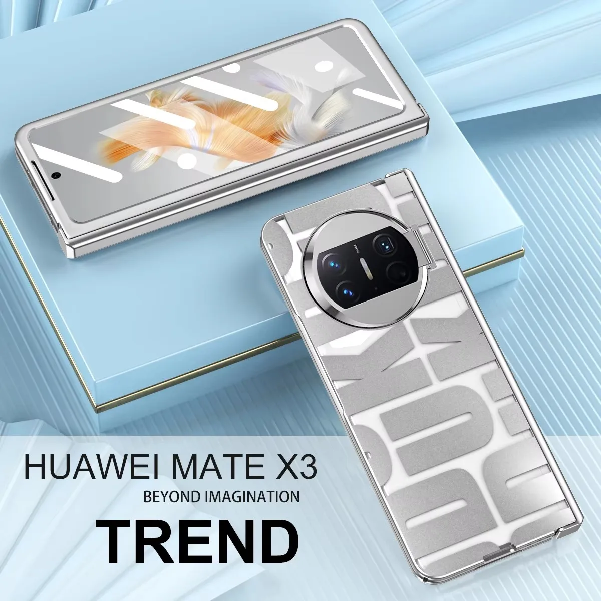 Luxury Plating Transparent Phone Case with Shockproof and Anti-Fall Protection, Includes Glass Front Film