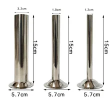 5.7cm Base Diameter Food Grade Sausage Stuffer Filling Tubes Funnels Nozzles Parts Filler Tube 1.2/1.9/3.2cm