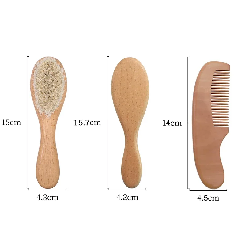 Personalized Baby Name Hair Brush Engraving Newborn Name Baby Wooden Hair Brush Comb Christening Birthday Shower Gift Baby Hair Comb Hair Brush Comb