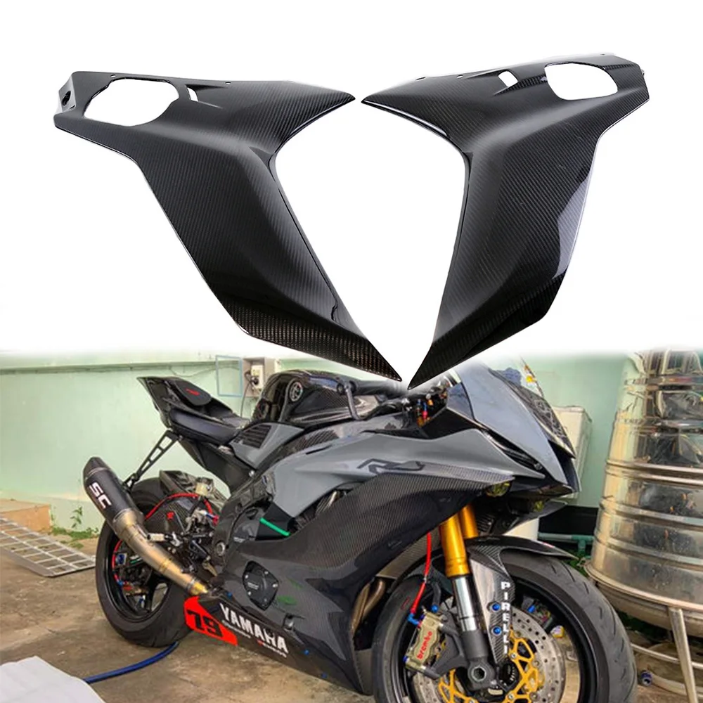 

For Yamaha R6 2017 2018 2019 2020 2021 2022 2023 3K Full Carbon Fiber Side Fairings Motorcycle Body Accessories Fairing Kit Part
